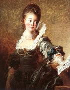 Jean-Honore Fragonard Portrait of a Singer oil painting on canvas